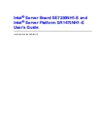 Intel SR1475NH1-E User Manual preview