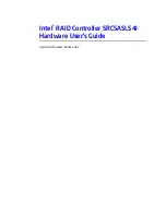 Preview for 1 page of Intel SRCSASLS4I - RAID Controller Hardware User'S Manual