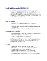 Preview for 8 page of Intel SRCSASLS4I - RAID Controller Hardware User'S Manual