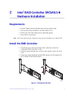 Preview for 13 page of Intel SRCSASLS4I - RAID Controller Hardware User'S Manual