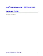 Intel SRCSASPH16I - RAID Controller Hardware Manual preview