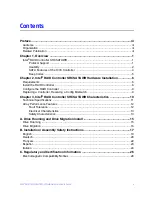 Предварительный просмотр 5 страницы Intel SRCSATAWB - RAID Controller Hardware User'S Manual