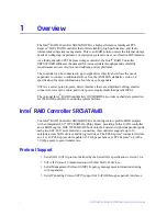 Предварительный просмотр 6 страницы Intel SRCSATAWB - RAID Controller Hardware User'S Manual