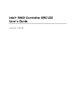 Intel SRCU32 - RAID Controller User Manual предпросмотр