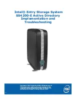 Intel SS4200-E - Entry Storage System NAS Server Implementation And Troubleshooting предпросмотр