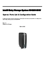 Preview for 1 page of Intel SS4200-EHW Spares Parts List & Configuration Manual