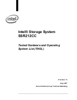 Preview for 1 page of Intel SSR212CC Tested Hardware And Operating System List