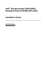 Intel SSR316MJ2 Installation Manual предпросмотр