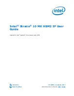 Preview for 1 page of Intel Stratix 10 MX HBM2 IP User Manual