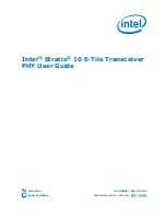 Preview for 1 page of Intel Stratix 10 User Manual