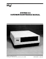 Предварительный просмотр 1 страницы Intel System 310 Hardware Maintenance Manual