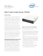 Intel TIGH2U - Carrier Grade Server Product Overview preview