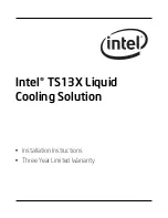 Предварительный просмотр 1 страницы Intel TS13X Installation Instructions Manual