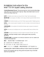 Предварительный просмотр 6 страницы Intel TS13X Installation Instructions Manual