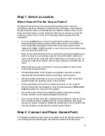 Preview for 6 page of Intel Wireless EthernetAccess Point Installation Manual