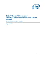 Preview for 1 page of Intel X3350 - Xeon 2.66 Ghz 12M L2 Cache 1333MHz FSB LGA775 Quad-Core Processor Design Manual