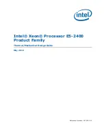 Preview for 1 page of Intel Xeon E5-2400 Thermal/Mechanical Design Manual