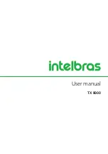 Intelbras TX 8000 User Manual preview