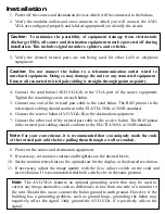 Preview for 2 page of Intelix AVO-VGA Installation Manual