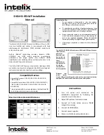 Preview for 1 page of Intelix DIGI-HD-IR3-WP Installation Manual