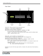 Предварительный просмотр 6 страницы Intelix FLX-3232 Installation And Operation Manual