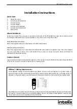 Preview for 11 page of Intelix INT-44HDX Installation And Operation Manual