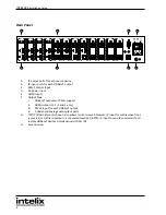 Предварительный просмотр 8 страницы Intelix INT-88HDX Installation And Operation Manual