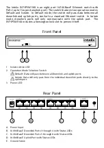 Предварительный просмотр 2 страницы Intelix INT-IPSW1108 Installation Manual