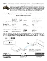 Intelix Power Supply IX-DIGI1 Technical Specifications preview