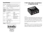 Intelix V1A2 Installation Manual preview