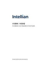 Intellian t130W Installation And Operation User Manual preview