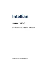 Предварительный просмотр 1 страницы Intellian t80W Installation And Operation User Manual