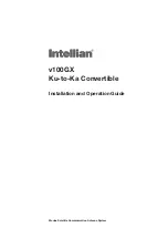 Intellian v100GX Installation And Operation Manual preview