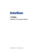 Preview for 1 page of Intellian v100Ka Installation And Operation Manual