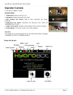 Preview for 8 page of Intellibot Robotics HydroBot Series User Manual