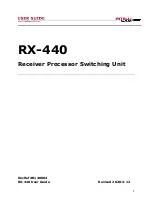 IntelliCam RX-440 User Manual предпросмотр