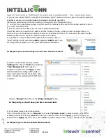 Preview for 2 page of Intelliconn CAM-F-1033 Installation Manual