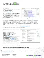 Preview for 5 page of Intelliconn CAM-F-1033 Installation Manual