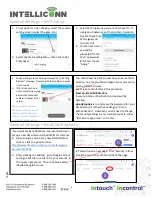 Preview for 2 page of Intelliconn Incontrol Versa Cam PTZ Wi-Fi Quick Start Manual