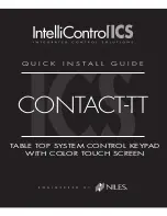 IntelliControl ICS Contact-TT Quick Install Manual preview