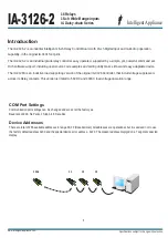 Preview for 4 page of Intelligent Appliance IA Daisy-chain Series User Manual