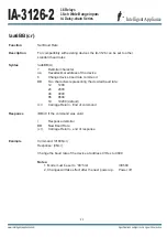 Preview for 21 page of Intelligent Appliance IA Daisy-chain Series User Manual