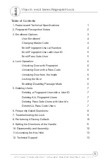 Intelligent Biometric Controls 1Touch evo3 Series Manual preview