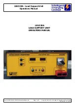 Intelligent Charging LSU220A Operator'S Manual preview