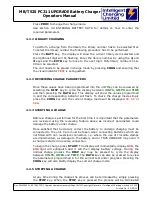 Preview for 16 page of Intelligent Charging MB/TS25 PC211 Operator'S Manual