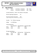 Preview for 62 page of Intelligent Charging MB73+ Operator'S Manual