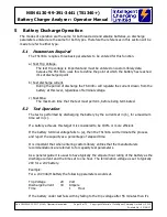 Предварительный просмотр 10 страницы Intelligent Charging NSN 6130-99-391-3441 Operator'S Manual