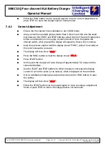 Preview for 13 page of Intelligent Charging SBSC11Q Operator'S Manual