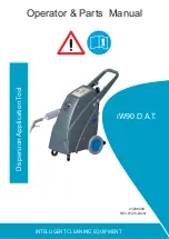 Intelligent Cleaning Equipment iW90-D.A.T. Operator'S & Parts Manual preview