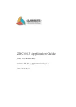 Предварительный просмотр 1 страницы INTELLIGENT CONTROL IOTRouter ZHC4013 Application Manual